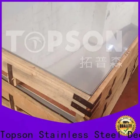 Topson New stainless steel brushed finish types factory for elevator for escalator decoration 1