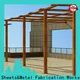 durable aluminium pergola fixed factory for hotel 1