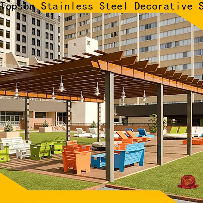 Latest powder coated aluminum pergola fixed Suppliers for backyard 1