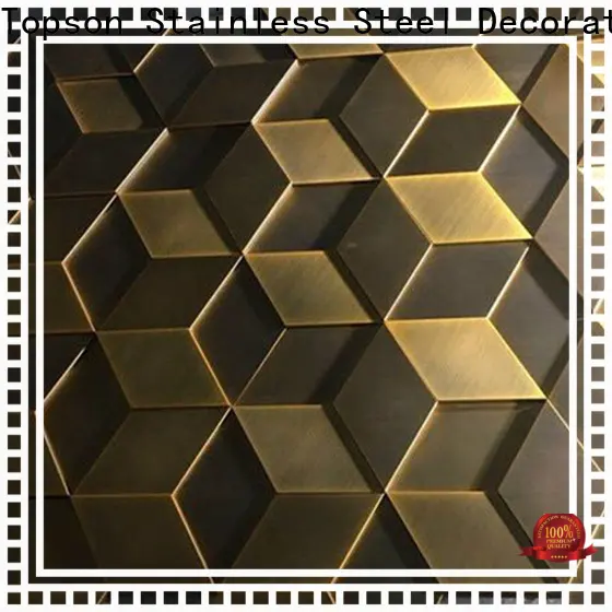 Topson stainless steel wall cladding joining strip factory for shopping mall 1