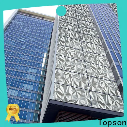 Topson Custom stainless steel cladding thickness Suppliers for wall 1