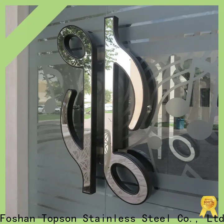 High-quality stainless steel entrance door handles steel for business for outdoor wall cladding 1