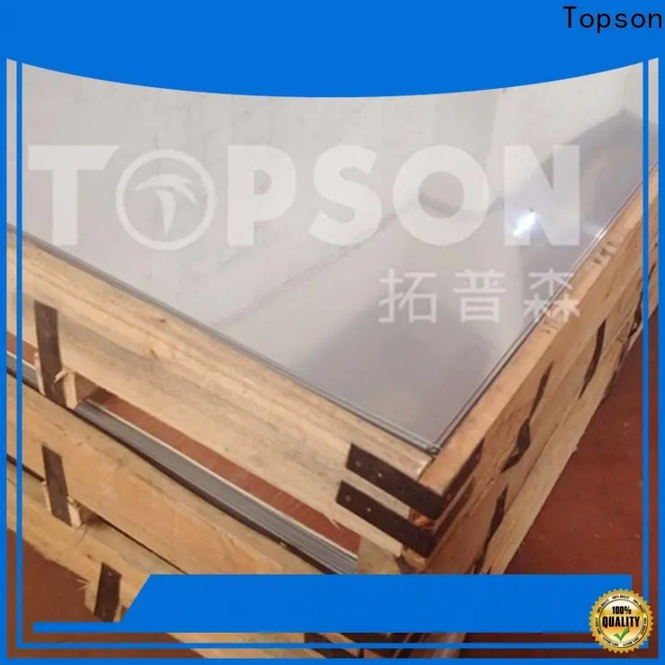 Topson finish black stainless sheet for business for floor 1