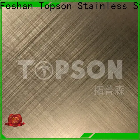 Topson antifingerprint stainless steel sheet prices Suppliers for elevator for escalator decoration 1