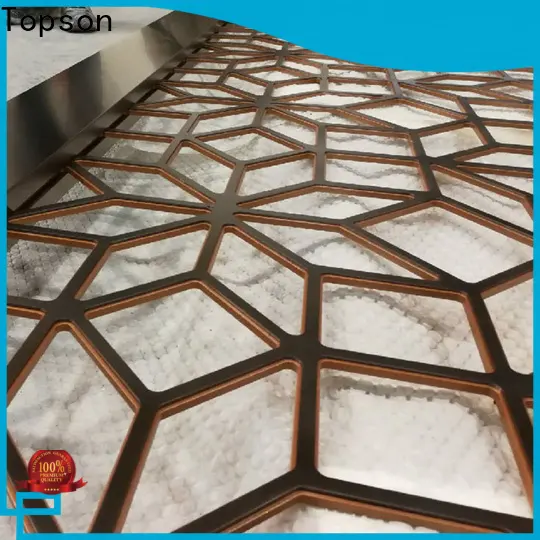 Topson stable decorative metal mesh screen export for curtail wall 1