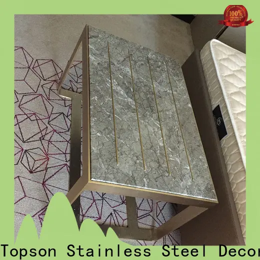 Topson Wholesale cast metal patio furniture for hotel lobby decoration 1