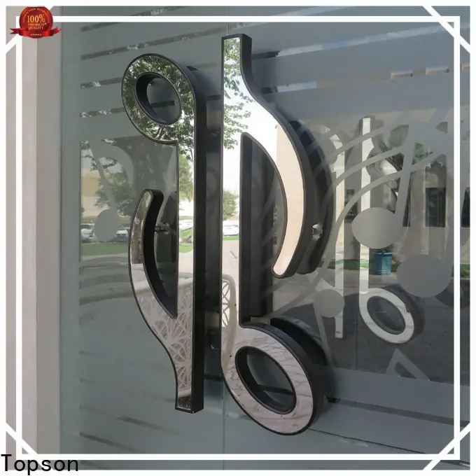 Topson door commercial steel man doors factory for outdoor wall cladding 1