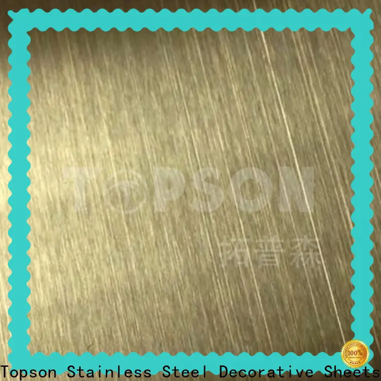 Topson Latest decorative steel sheet metal company for interior wall decoration 1