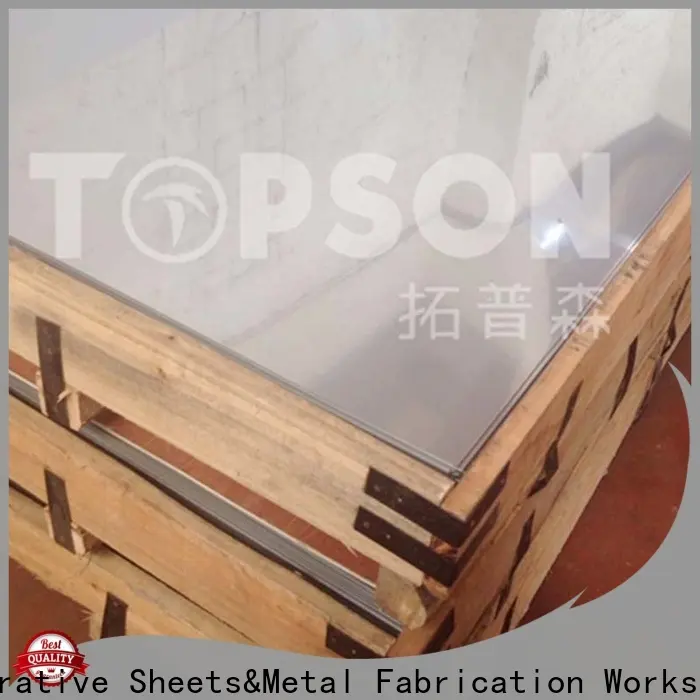 Topson sheetdecorative brushed stainless steel sheet company for floor 1