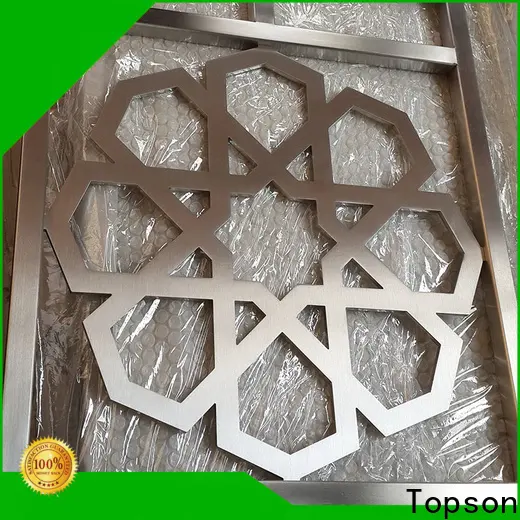 Topson screendecorative perforated mesh screen Suppliers for building faced 1