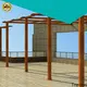 Topson frame aluminum frame pergola gazebo manufacturers for park 1