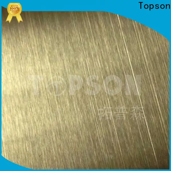 Topson stockists stainless steel sheet panels factory for elevator for escalator decoration 1