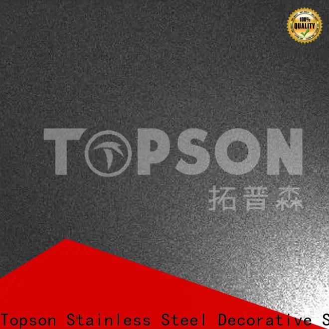 Topson material black stainless steel sheet metal Suppliers for elevator for escalator decoration 1