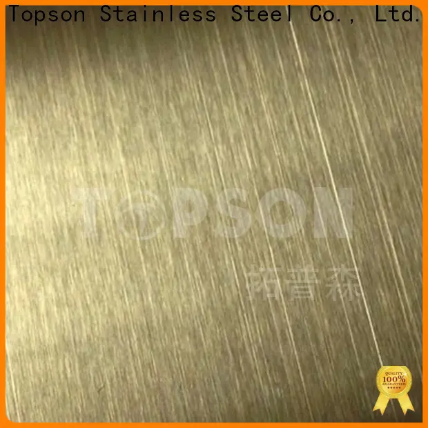 Topson good-looking rigidised stainless steel sheet Supply for floor 1