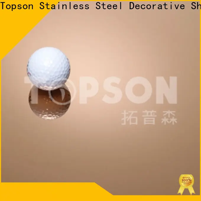Topson stainless decorative sheet steel factory for partition screens 1
