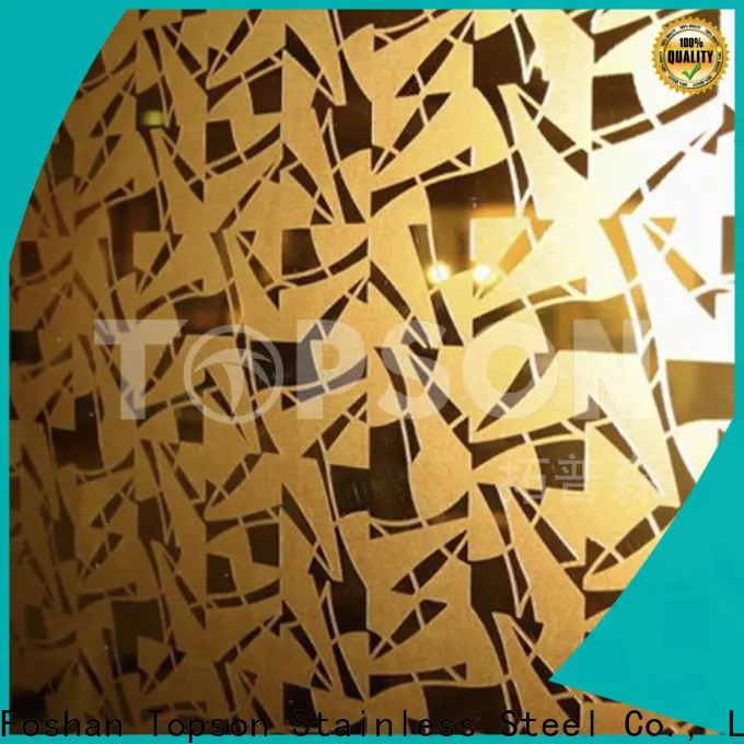 Topson good-looking mirror finish stainless steel Supply for handrail 1
