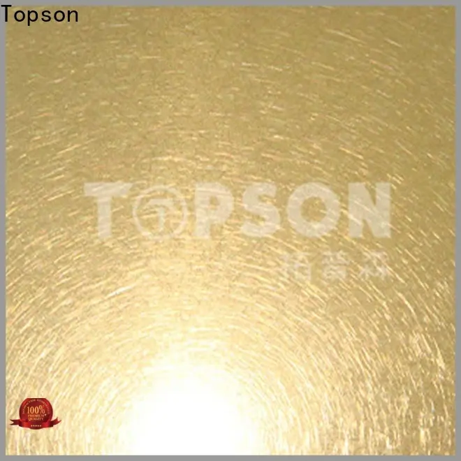 Topson Wholesale buy stainless steel sheet metal China for interior wall decoration 1