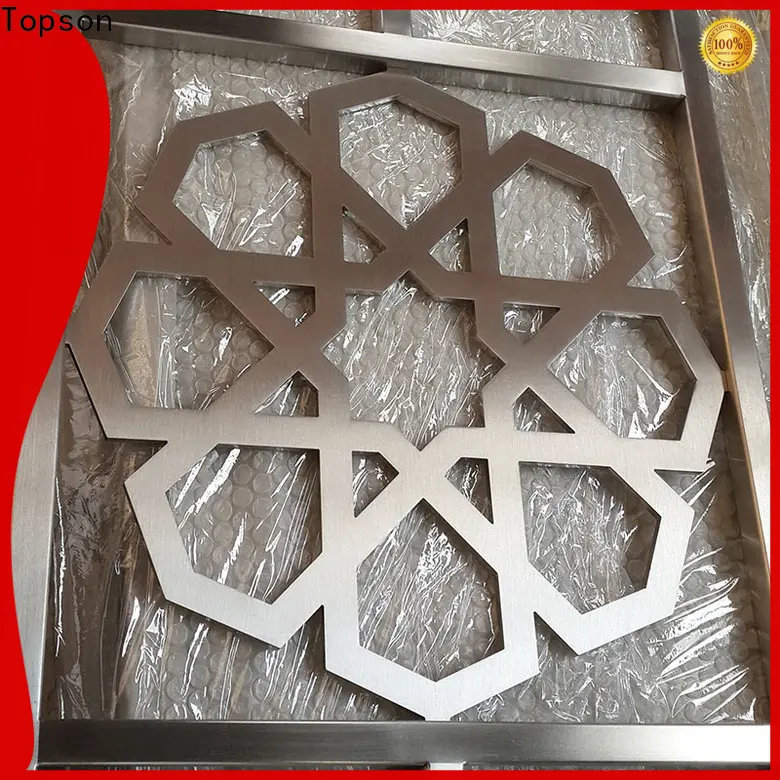 Topson High-quality outdoor metal garden screens Supply for curtail wall 1