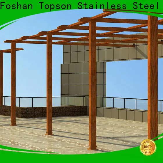 Topson pergola metal works railing factory for park 1