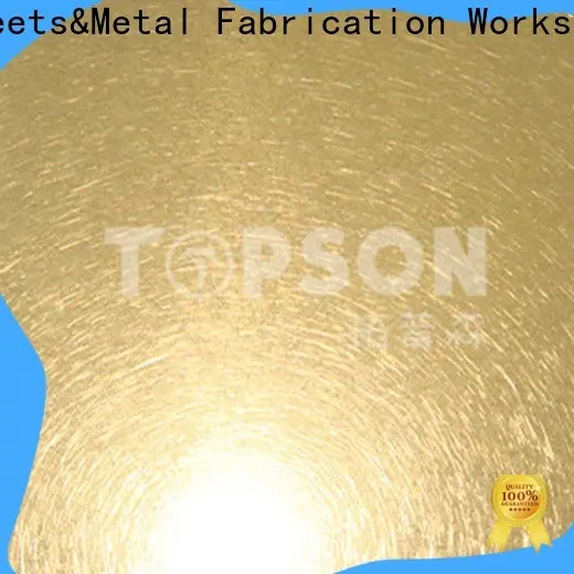 Topson magnificent brushed stainless steel finish for business for elevator for escalator decoration 1