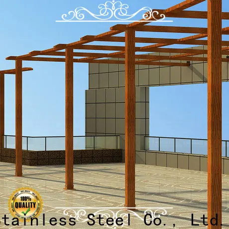 Topson Top steel and aluminum arched pergola with retractable canopy Supply for hotel 1