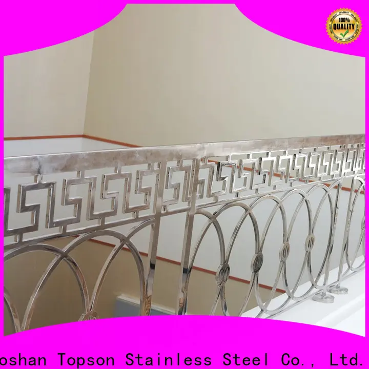 Topson railingstainless stainless steel stair railing systems company for building 1