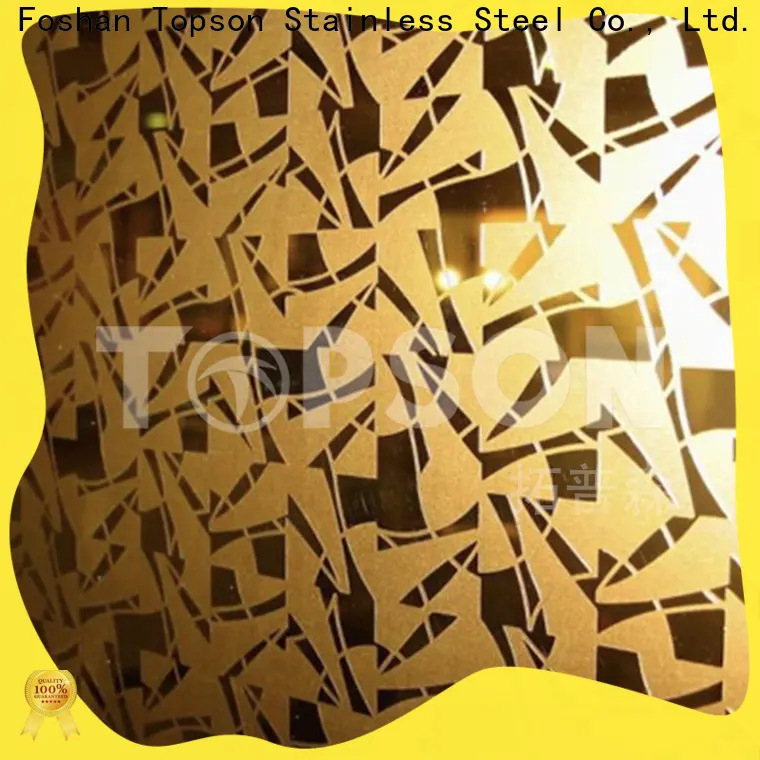 Topson bead bead blast finish stainless steel company for furniture 1