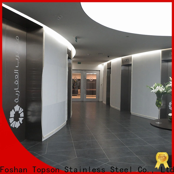 Topson Wholesale metal front doors for sale for building facades 1