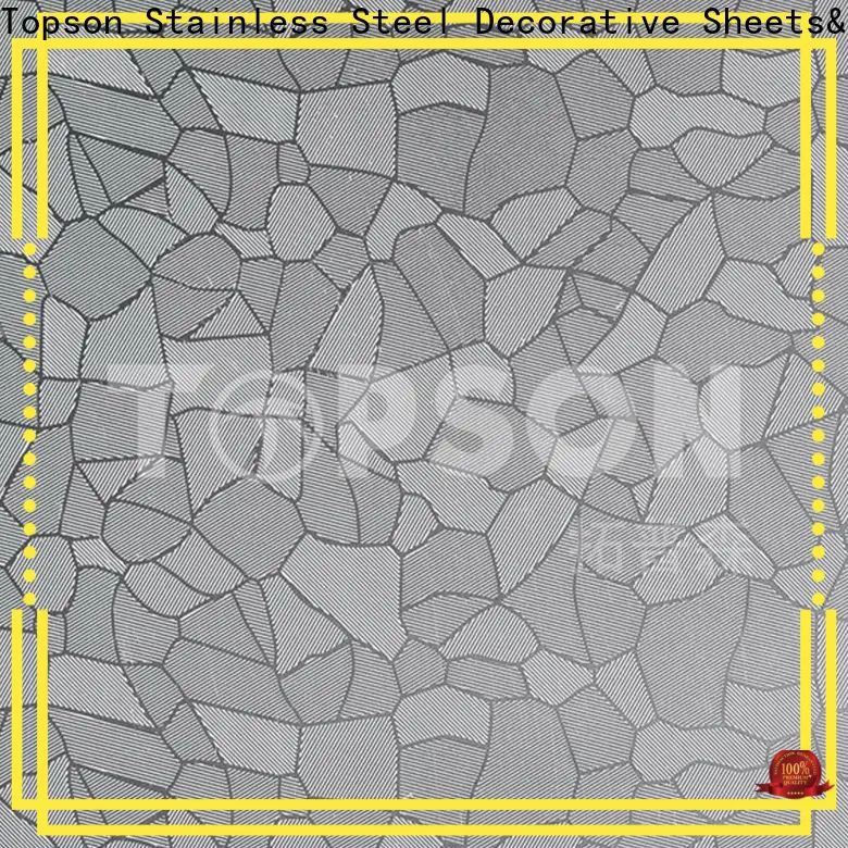 High-quality embossed stainless steel sheet stockists for business for handrail 1