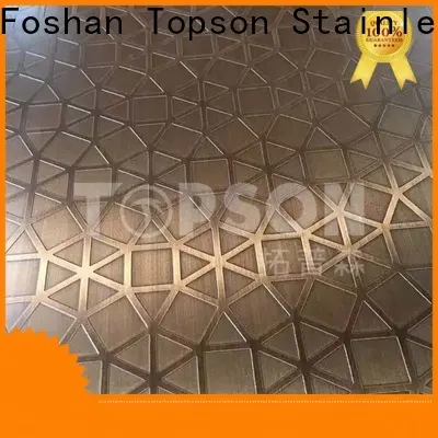 Topson decorative stainless steel sheets manufacturers China for kitchen 1
