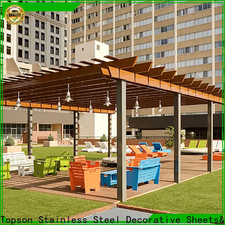 Topson Custom pergola polycarbonate aluminium for backyard 1