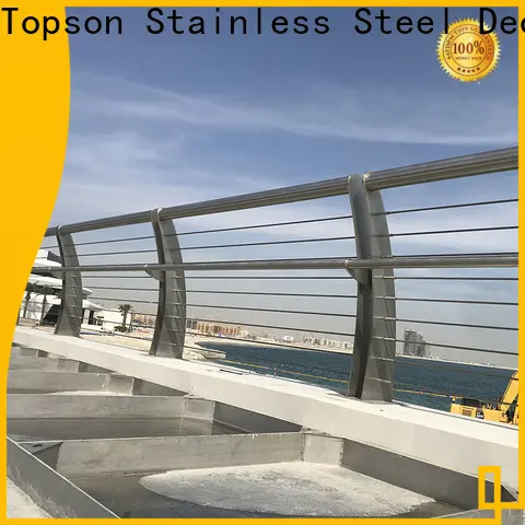 Topson railings metal guardrail systems for mall 1