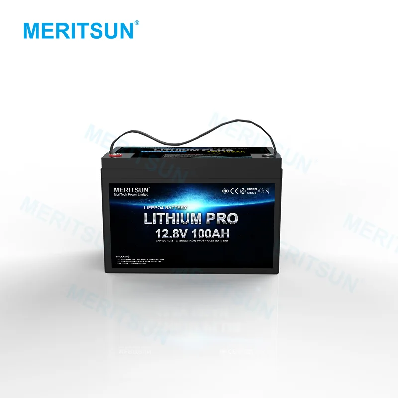 With LCD APP Bluetooth Control 12V 100Ah Deep Cycle LiFePO4 Lithium ion Polymer Battery Pack 1