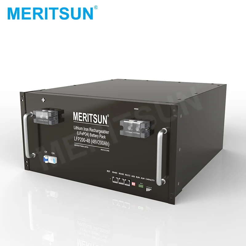 MeritSun 51.2V 200ah 10kwh power wall LiFePO4 48V lithium ion battery for ESS Energy Storage System 1
