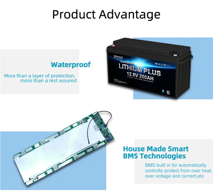 MERITSUN bluetooth lithium battery factory for solar street light4 3