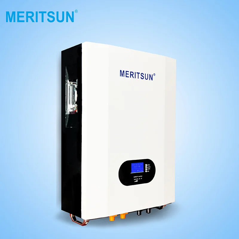 MeritSun Power Wall Off Grid Hybrid Inverter Solar power energy wall battery LiFePO4 48V 150Ah 10KWh Lithium Battery 1