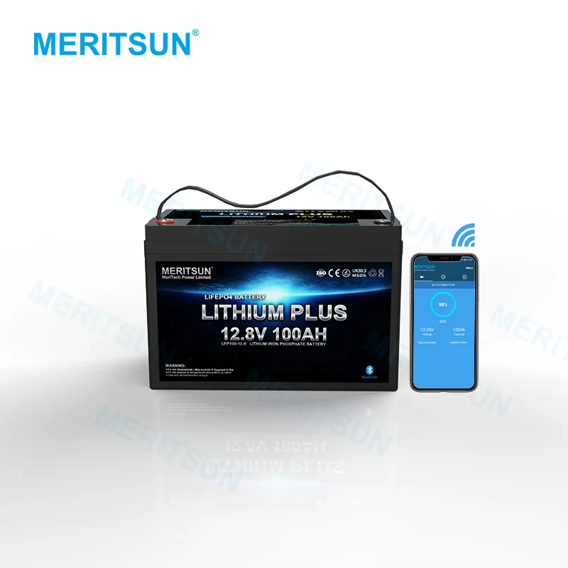 Lifepo4 Battery Lithium Battery 12v 100ah Solar Marine With Bluetooth 1