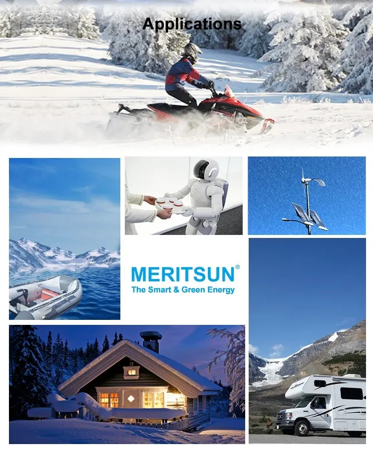 MERITSUN lithium battery low temperature manufacturers for streetlight3 3