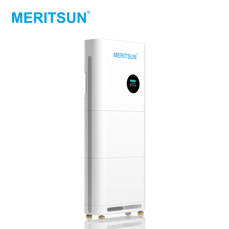 MeritSun Patented Design Solar energy system All in one Energy Storage System Lithium battery with Split Phase Inverter 1