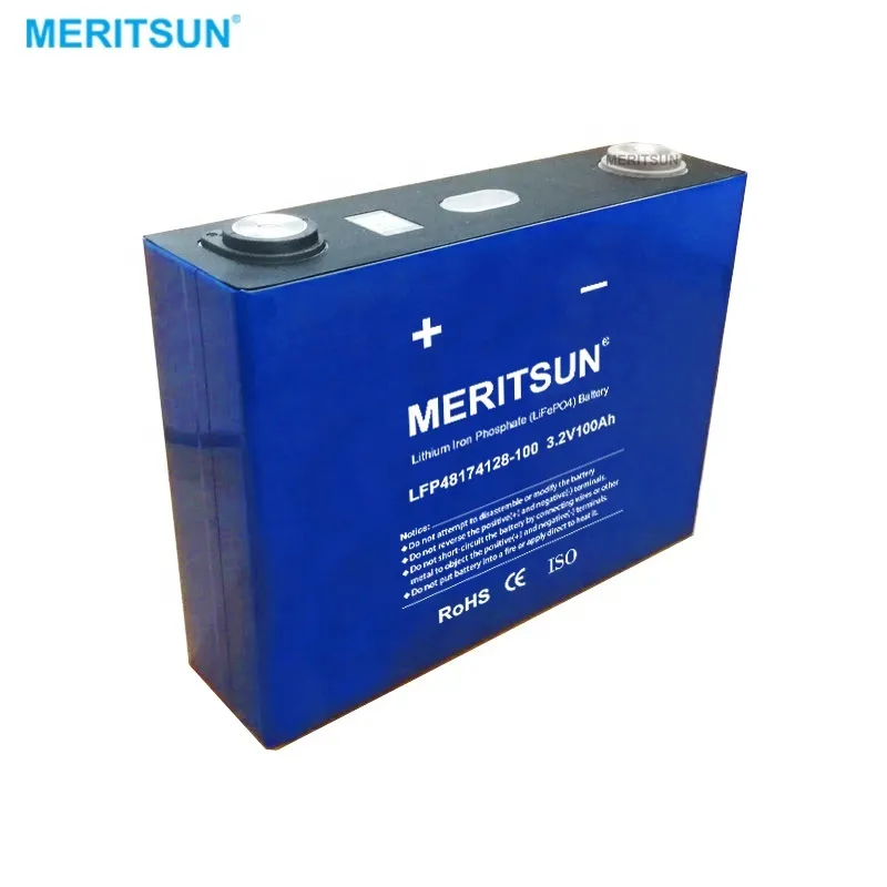 MERITSUN 3.2v 80ah lithium ion high capacity lifepo4 rechargeable Prismatic battery lifepo4 cell for solar 1