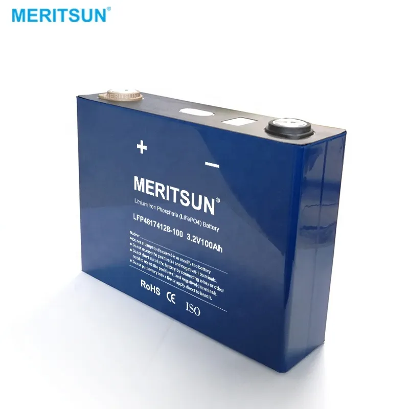MeritSun Rechargeable lithium prismatic cell 3.2V lifepo4 batteries 280ah 1