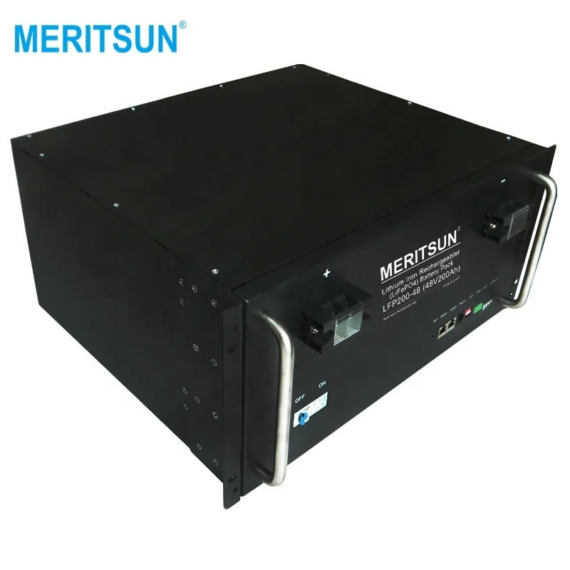 MeritSun Lithium li-ion lifepo4 48v 200ah lithium battery for solar system 1
