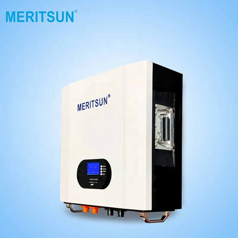 More Than 6000 Cycles 80% DOD Lifepo4 Power Wall Lithium Battery 48v 100ah 5kwh Powerwall Tesla Meritsun 1