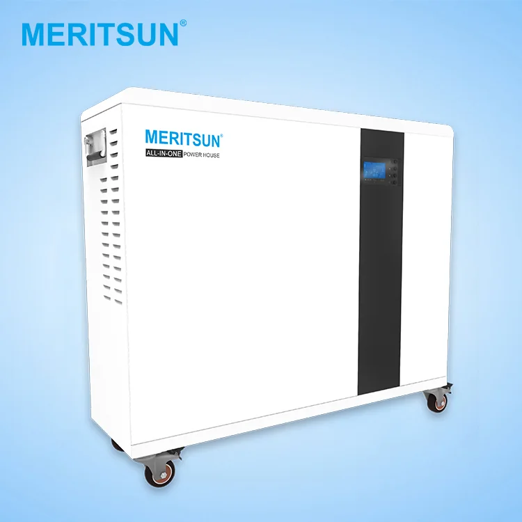 Meritsun All in One Solar Generator 51.2V 100ah Lifepo4 Energy Inverter System 48V 5KW MPPT Built-in Smart BMS Load Power 1