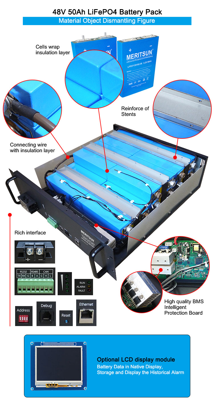 24V 200Ah Solar Energy Storage LiFePO4 Lithium iron Phosphate Battery Cycle Life >2000 cycles 11