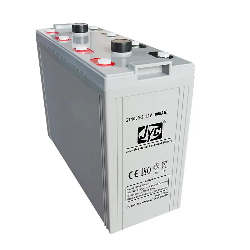 ROHS ISO CE TLC Certificate portable solar 2 volt 1000 amp battery 1