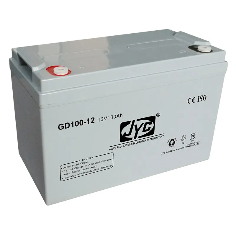 JYC 12V 100Ah AGM Deep Cycle Solar Battery for UPS Solar Wind Energy System 1