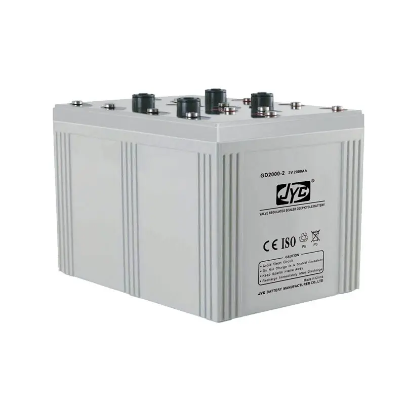 2v 2000ah battery 2 volt deep cycle batteries for solar wind telecom system 1
