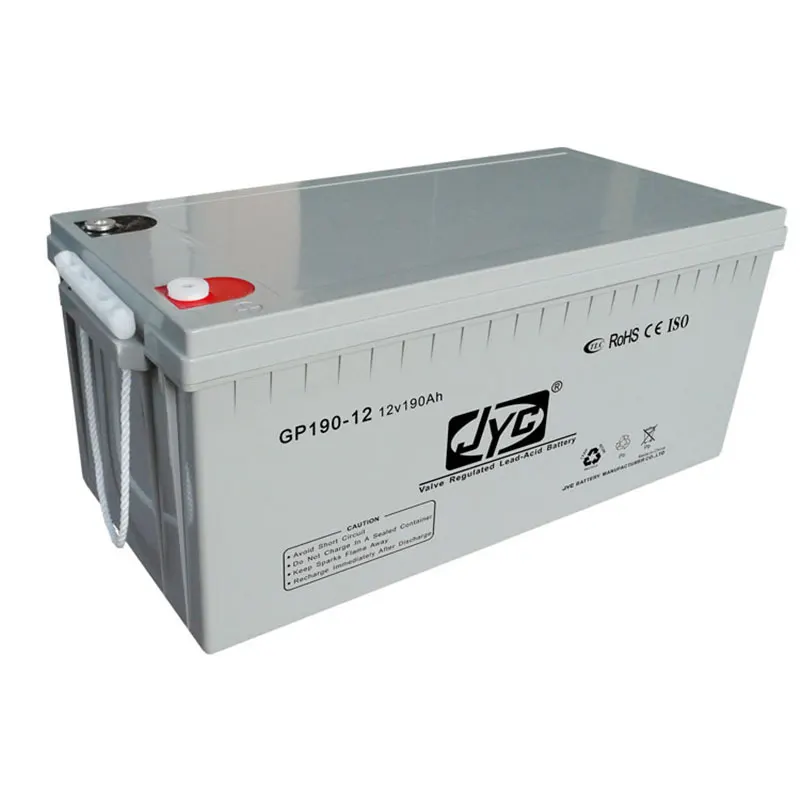 Exceptional quality sealed maintenance free sealed lead acid 12v 190ah battery 1