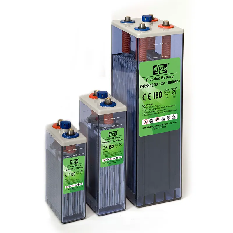 Batterie Opzs Solaire Opzs Solar Battery Container 2V 500Ah 600Ah 650Ah 1000Ah 2000Ah 3000Ah 1